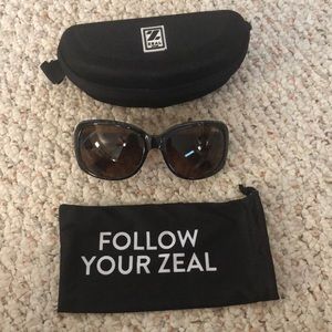 Zeal Penny Lane Black Ladies Sunglasses